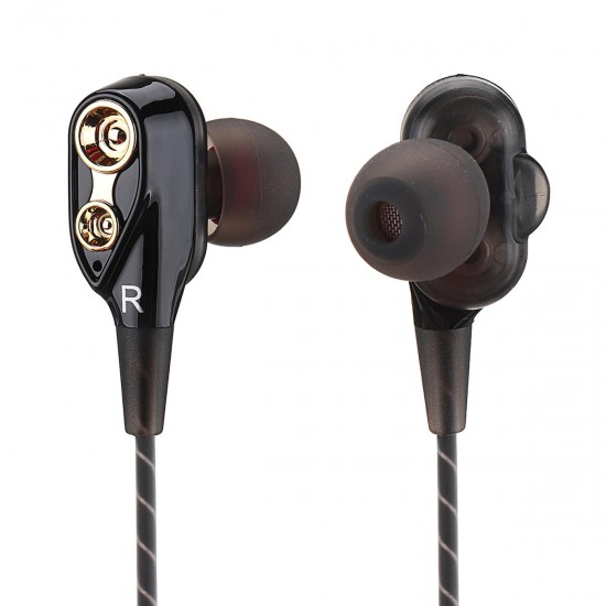 Enhanced Bass Earbuds High-Performance Dual Dynamic Driver System Earphone 360-degree Stereo Sound Enhanced Bass Earbuds High-Performance Dual Dynamic Driver System Earphone 360-degree Stereo Sound