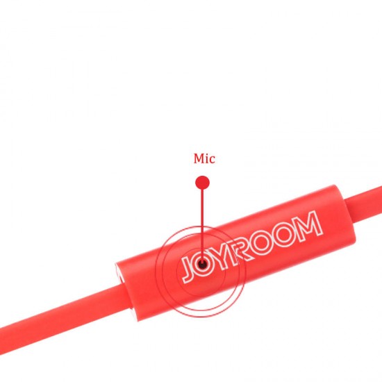 JOYROOM E106 3.5mm Semi-in-ear Earphone Headphone With Mic For Samsung iPhone Xiaomi Huawei JOYROOM E106 3.5mm Semi-in-ear Earphone Headphone With Mic For Samsung iPhone Xiaomi Huawei