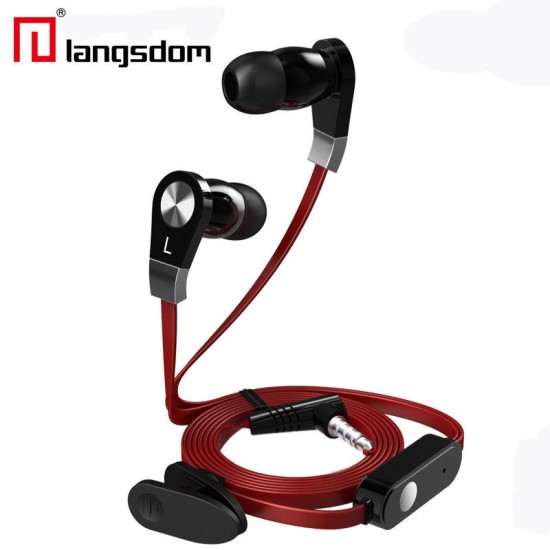 Langdom JM02 Super Bass Sound 3.5mm In-ear Earphone With Mic Remote Control For Iphone Samsung HTC Langdom JM02 Super Bass Sound 3.5mm In-ear Earphone With Mic Remote Control For Iphone Samsung HTC