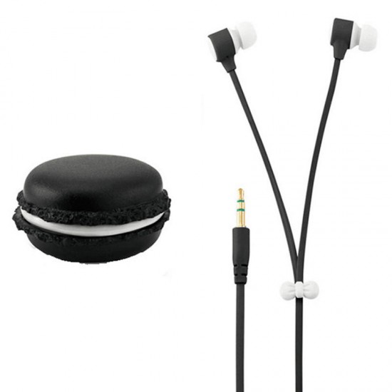 Portable Macaron Case Storage Box 3.5mm In-ear Earphone Headphone for iPhone X Samsung S7 S8 Xiaomi Portable Macaron Case Storage Box 3.5mm In-ear Earphone Headphone for iPhone X Samsung S7 S8 Xiaomi