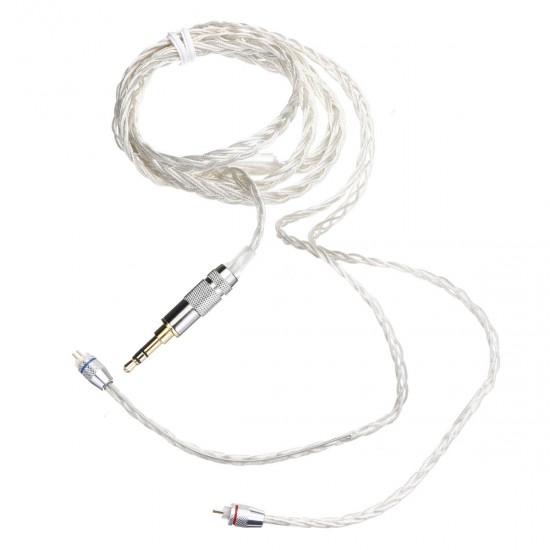 0.75mm Insert Needle Braided Headphone Cable Earphone Wire For KZ ZST/ZSR/ES3/ED12 Earphone