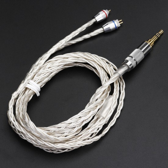 0.75mm Insert Needle Braided Headphone Cable Earphone Wire For KZ ZST/ZSR/ES3/ED12 Earphone