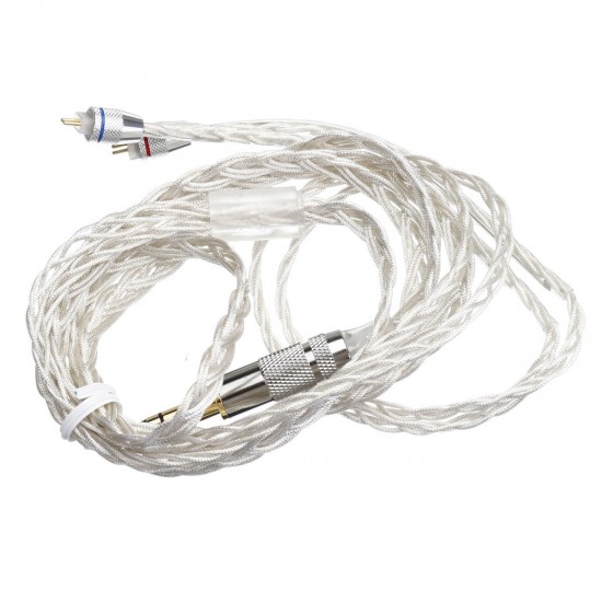 0.75mm Insert Needle Braided Headphone Cable Earphone Wire For KZ ZST/ZSR/ES3/ED12 Earphone