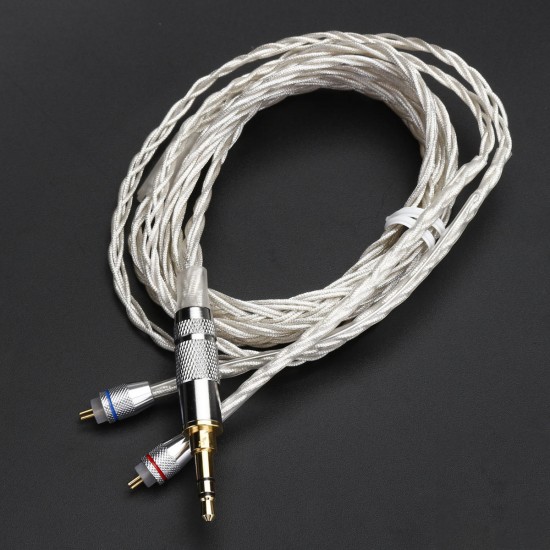 0.75mm Insert Needle Braided Headphone Cable Earphone Wire For KZ ZST/ZSR/ES3/ED12 Earphone