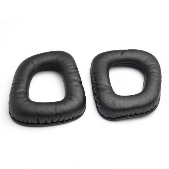 1 Pair Black Soft Replacement Ear Pads Leather Cushions for Logitech G35 G930 G430 F450 Headphone 1 Pair Black Soft Replacement Ear Pads Leather Cushions for Logitech G35 G930 G430 F450 Headphone
