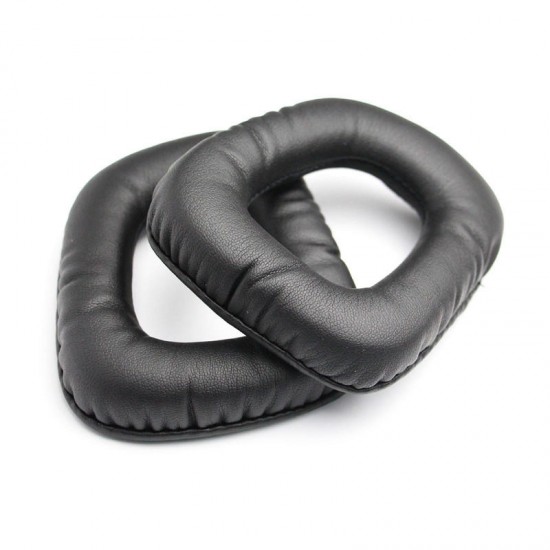 1 Pair Black Soft Replacement Ear Pads Leather Cushions for Logitech G35 G930 G430 F450 Headphone