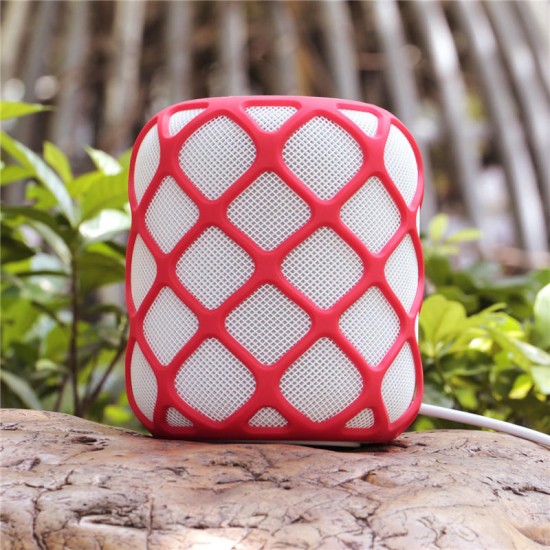 LEORY Smart Speaker Storage Bag Case for Homepod Sillicone Cover Case Anti-shock Protective Cover LEORY Smart Speaker Storage Bag Case for Homepod Sillicone Cover Case Anti-shock Protective Cover