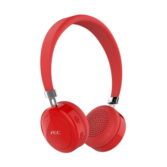 AEC BQ668 On-ear HiFi Noise Cancelling Aux-in Heavy Bass Bluetooth Headphonee With Mic for iPhoneX