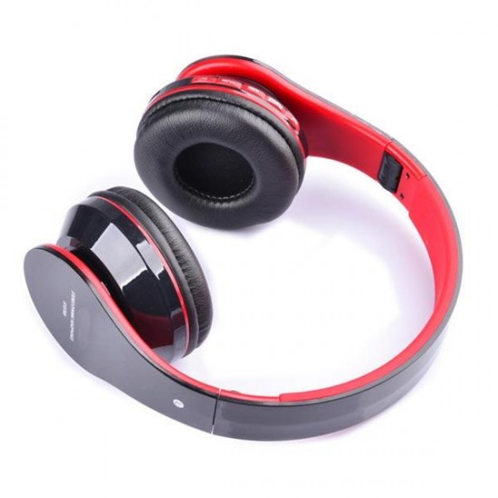 AT-BT809 Foldable Wireless Bluetooth Headphonee Headset With Mic FM TF