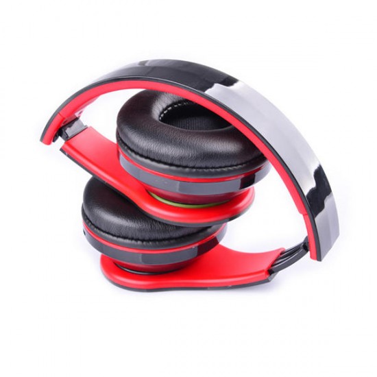 AT-BT809 Foldable Wireless Bluetooth Headphonee Headset With Mic FM TF