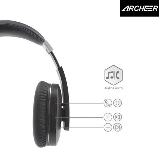 Archeer AH07 Wireless Bluetooth Stereo Headphonee Headset NFC with Mic for iPhone 6s Galaxy S6 Edge Cell Phones