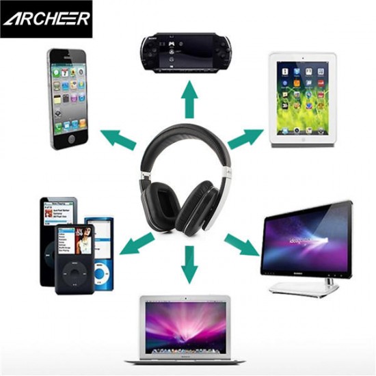 Archeer AH07 Wireless Bluetooth Stereo Headphonee Headset NFC with Mic for iPhone 6s Galaxy S6 Edge Cell Phones