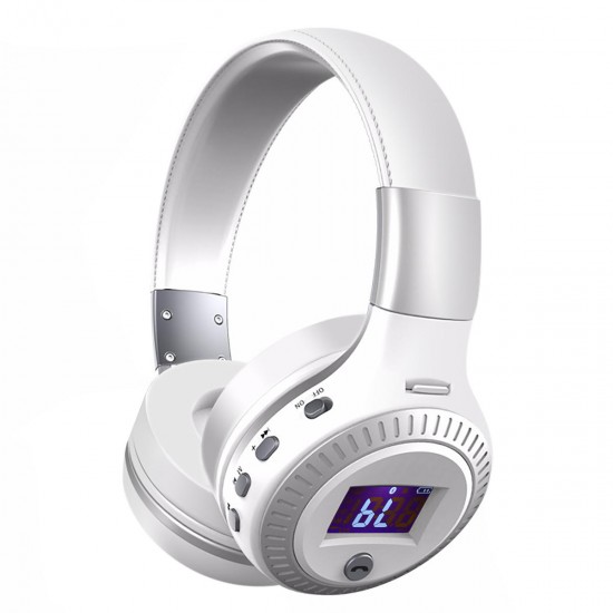 B19 HiFi Wireless Bluetooth Headphone LED Display Noise Cancelling TF Card Stereo Earphone Headset