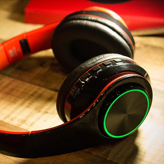 Bakeey BH3 Foldable LED Flashing Stereo Bluetooth Headphone Heavy Bass AUX TF Card Bakeey BH3 Foldable LED Flashing Stereo Bluetooth Headphone Heavy Bass AUX TF Card