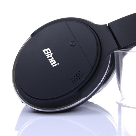 Binai New-35t Hifi Wireless Bluetooth Headphone Noise Cancelling Stereo Headset for iPhone 8 Xiaomi