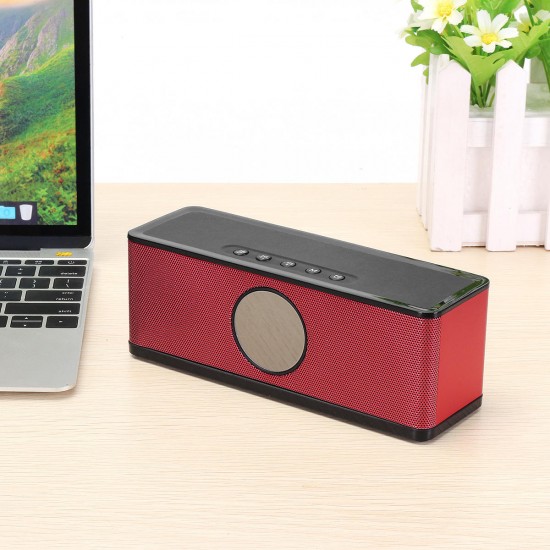 10W HiFi Wireless Bluetooth Speaker LED Display Dual Alarm Clock FM Radio TF Card Speaker with Mic