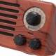10W Retro FM Radio Bluetooth Speaker Wireless Stereo Bass Handsfree Outdoor With Mic Support USB FM Micro SD AUX