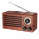 10W Retro FM Radio Bluetooth Speaker Wireless Stereo Bass Handsfree Outdoor With Mic Support USB FM Micro SD AUX