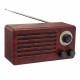 10W Retro FM Radio Bluetooth Speaker Wireless Stereo Bass Handsfree Outdoor With Mic Support USB FM Micro SD AUX