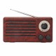 10W Retro FM Radio Bluetooth Speaker Wireless Stereo Bass Handsfree Outdoor With Mic Support USB FM Micro SD AUX