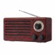 10W Retro FM Radio Bluetooth Speaker Wireless Stereo Bass Handsfree Outdoor With Mic Support USB FM Micro SD AUX