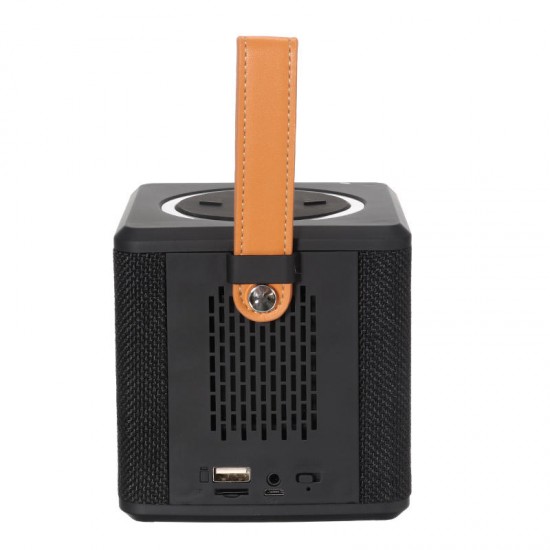 1200mmAh Portable TF Card FM Radio U Disk AUX-in Hands-free Wireless Bluetooth Speaker