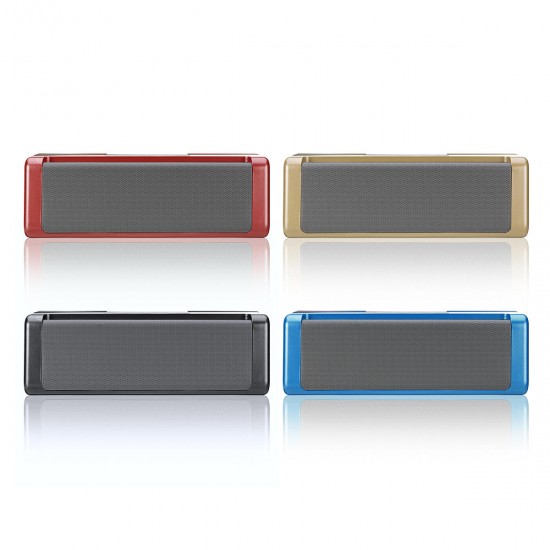 16W HiFi Portable Wireless Bluetooth Speaker 2600mAh Dual Units Stereo Bass Subwoofer with Mic