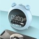 [Bluetooth 5.0] Portable Wireless Bluetooth Speaker Dual Alarm Clock LED Display FM Radio TF Card Speaker with Mic