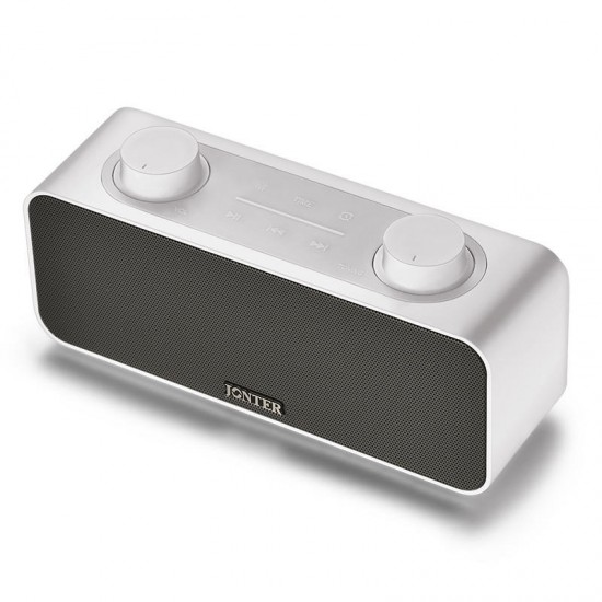 JONTER M39 Alarm Clock LED Displayv Stereo Bluetooth Speaker With Mic FM Radio AUX TF Card JONTER M39 Alarm Clock LED Displayv Stereo Bluetooth Speaker With Mic FM Radio AUX TF Card
