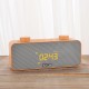 JONTER M39 Alarm Clock LED Displayv Stereo Bluetooth Speaker With Mic FM Radio AUX TF Card JONTER M39 Alarm Clock LED Displayv Stereo Bluetooth Speaker With Mic FM Radio AUX TF Card