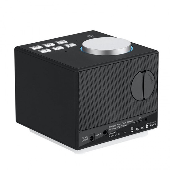 K3 Alarm Clock Bluetooth Wireless Colorful Speaker USB Phone Charging U Disk TF Play Radio Speaker K3 Alarm Clock Bluetooth Wireless Colorful Speaker USB Phone Charging U Disk TF Play Radio Speaker