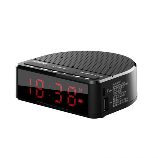 LEADSTAR MX-17 Portable Wireless Bluetooth Speaker LED Alarm Clock TF Card FM Radio Subwoofer LEADSTAR MX-17 Portable Wireless Bluetooth Speaker LED Alarm Clock TF Card FM Radio Subwoofer
