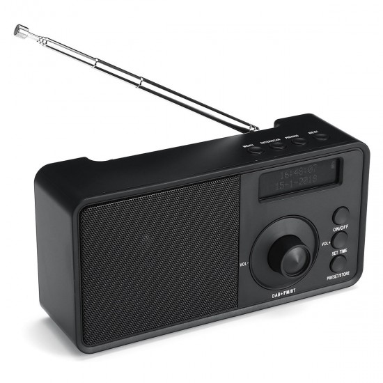 Portable DAB + Digital Radio Wireless Bluetooth Stereo Speaker LCD Display Outdoor Headset Support Alarm Clock FM AUX Portable DAB + Digital Radio Wireless Bluetooth Stereo Speaker LCD Display Outdoor Headset Support Alarm Clock FM AUX
