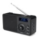 Portable DAB + Digital Radio Wireless Bluetooth Stereo Speaker LCD Display Outdoor Headset Support Alarm Clock FM AUX Portable DAB + Digital Radio Wireless Bluetooth Stereo Speaker LCD Display Outdoor Headset Support Alarm Clock FM AUX