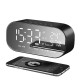 yAyusi S2 Dual Units Wireless Bluetooth Speaker LED Display Mirror Alarm Clock FM Radio Subwoofer yAyusi S2 Dual Units Wireless Bluetooth Speaker LED Display Mirror Alarm Clock FM Radio Subwoofer