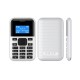 AEKU C8 0.96-inch 500mAh MP3 GPRS Low Radiation One Key Fast Dial Long Standby Mini Card Phone