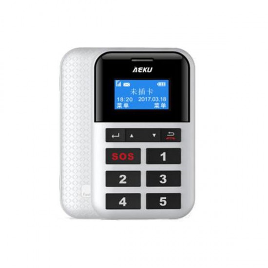 AEKU C9 1.3-inch 500mAh Low Radiation One Key Fast Dial SOS Long Standby Mini Card Phone