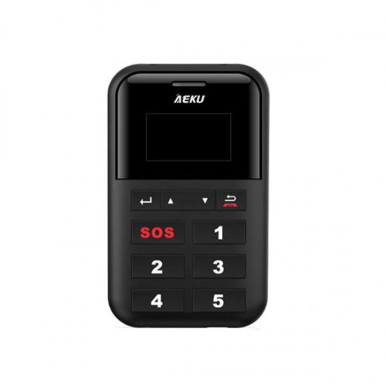 AEKU C9 1.3-inch 500mAh Low Radiation One Key Fast Dial SOS Long Standby Mini Card Phone