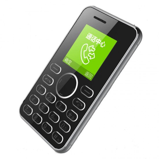 AEKU I9 1.54-Inch TFT 420mAh Bluetooth Vibration Long Standby Ultra Thin Mini Card Feature Phone