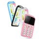 AEKU M9 0.96 inch 360mAh Vibration Bluetooth One Key SOS Low Radiation Ultra Thin Mini Card Phone