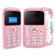 AEKU M9 0.96 inch 360mAh Vibration Bluetooth One Key SOS Low Radiation Ultra Thin Mini Card Phone