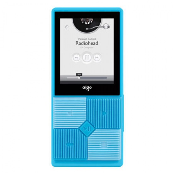 Aigo Mini Mp3 Player MP3-206 Student Recording Mini Card Phone High Quality Sound Running Sports