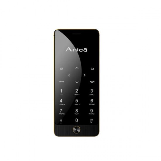 Anica S5 1.54 Inch 450mAh Ultra Thin Dual SIM Bluetooth MP3 Intelligent Anti-lost Mini Card Phone