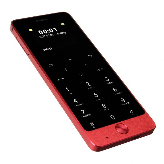 Anica S5 1.54 Inch 450mAh Ultra Thin Dual SIM Bluetooth MP3 Intelligent Anti-lost Mini Card Phone