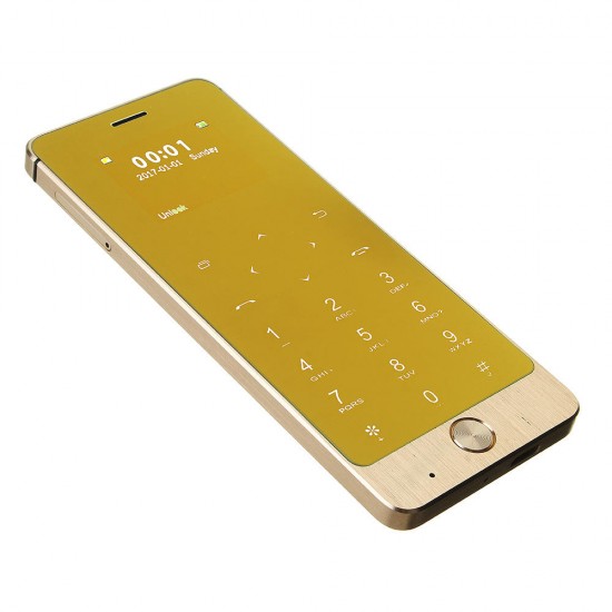 Anica S5 1.54 Inch 450mAh Ultra Thin Dual SIM Bluetooth MP3 Intelligent Anti-lost Mini Card Phone