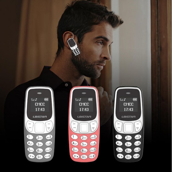 L8star BM90 260mAh Headset Bluetooth Dialer Magic Voice Changer MP3 Music Player Mini Card Phone
