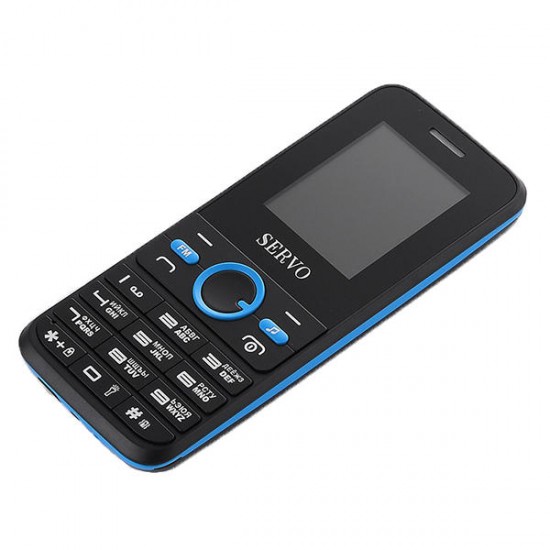 SERVO V8240 1.77 Inch 1500mAh GPRS Vibration Outside FM Radio Dual SIM Card Mobile Phone