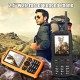 A17 3G Network WIFI 2800mAh IP68 Waterproof Intercom Zello PTT Android GPS Bluetooth Feature Phone