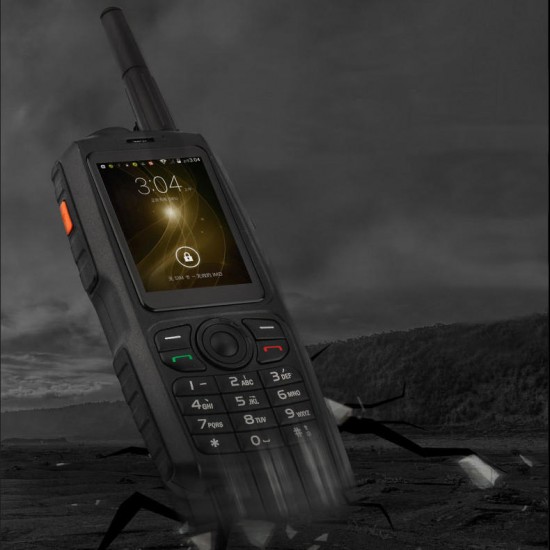 A17 3G Network WIFI 2800mAh IP68 Waterproof Intercom Zello PTT Android GPS Bluetooth Feature Phone