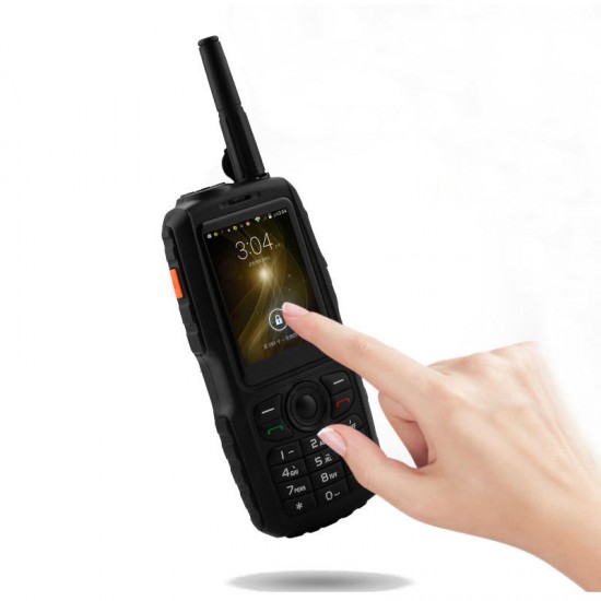 A17 3G Network WIFI 2800mAh IP68 Waterproof Intercom Zello PTT Android GPS Bluetooth Feature Phone